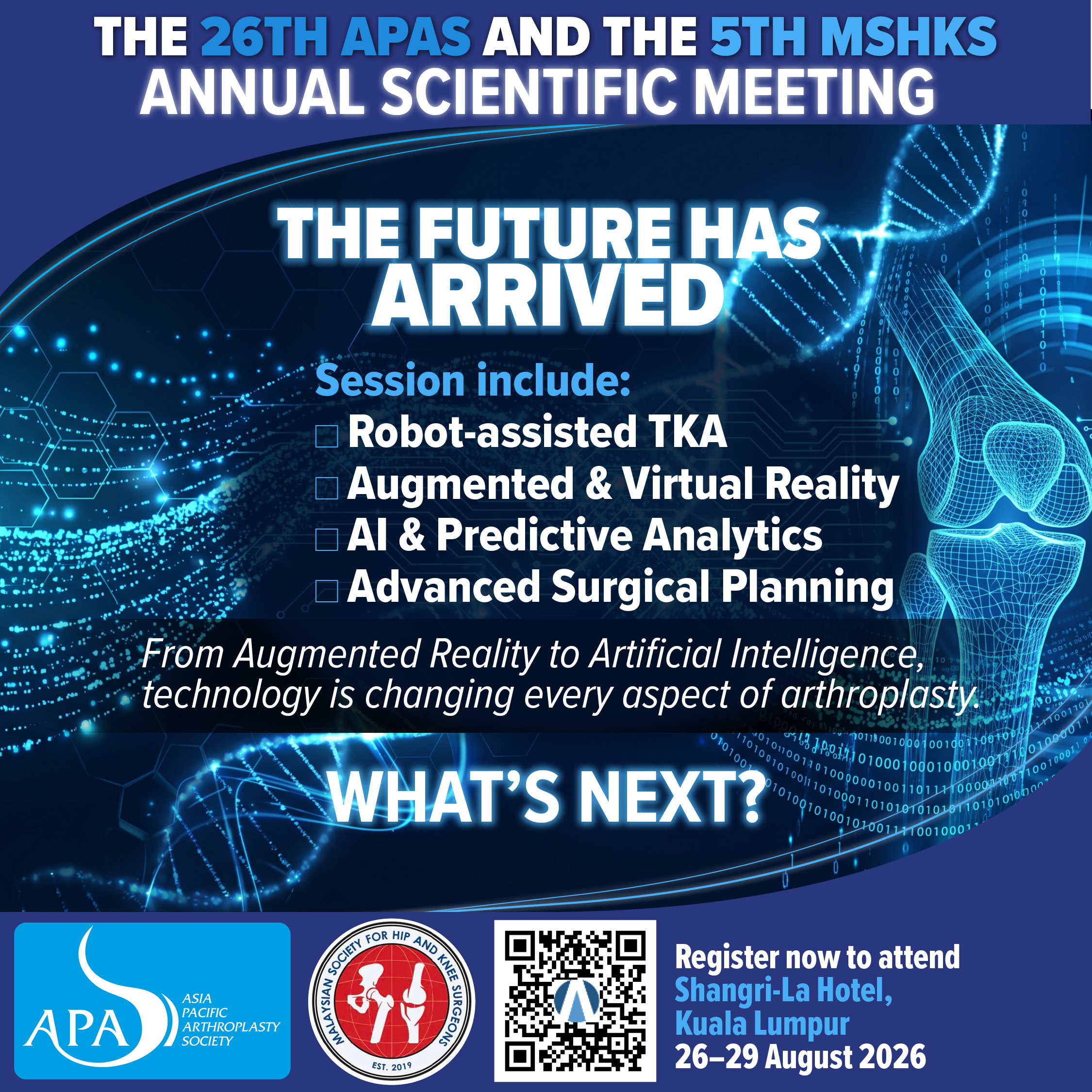 The Future Has Arrived - APAS 2026 - Kuala Lumpur, Malaysia 26–29 August 2026
